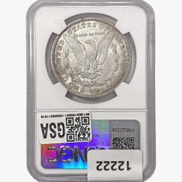 1921-D Morgan Silver Dollar NGC MS63