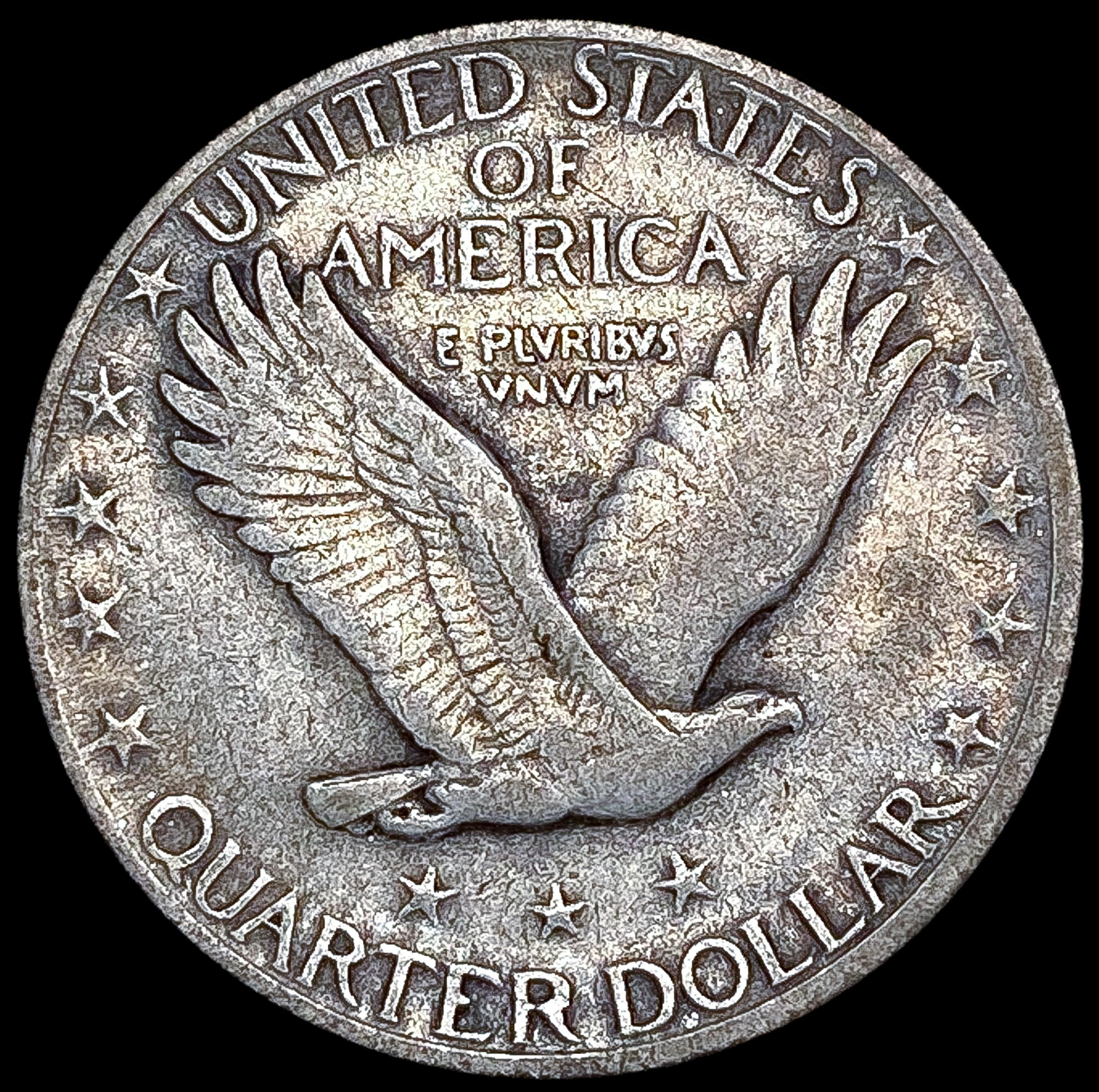 1917 T2 Standing Liberty Quarter NICELY CIRCULATED
