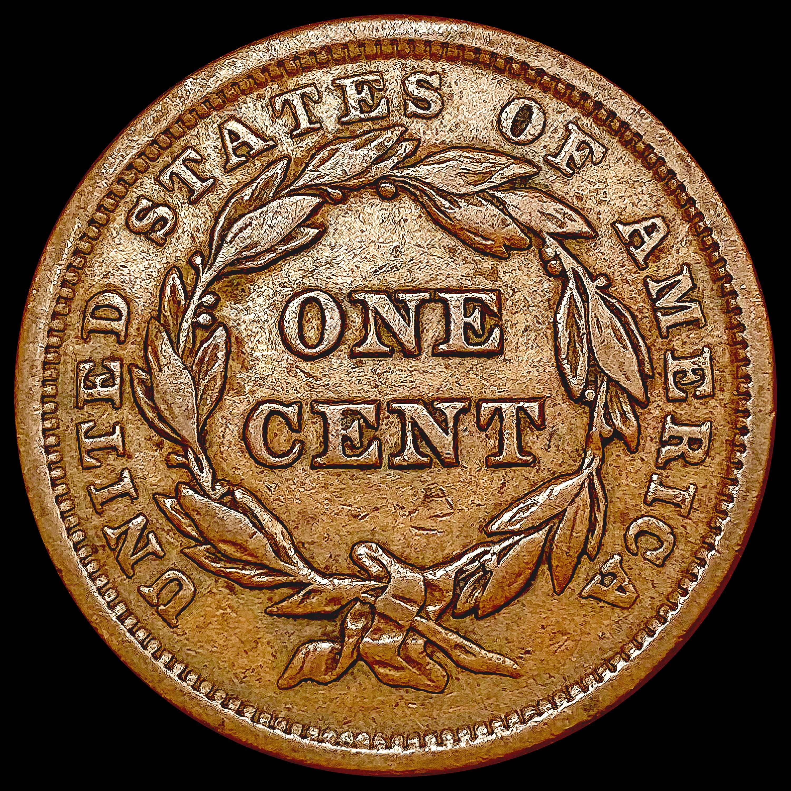 1842 Braided Hair Large Cent CLOSELY UNCIRCULATED