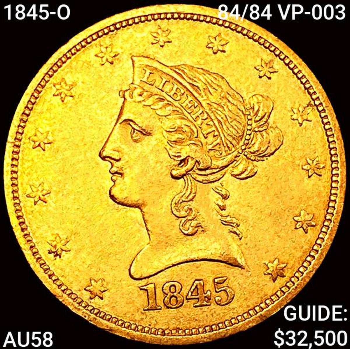 1845-O 84/84 VP-003 $10 Gold Eagle CHOICE AU