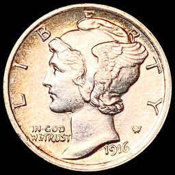 1916 Mercury Dime GEM BU