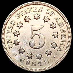 1868 Shield Nickel CHOICE BU