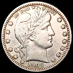 1909 Barber Quarter CLOSELY UNCIRCULATED