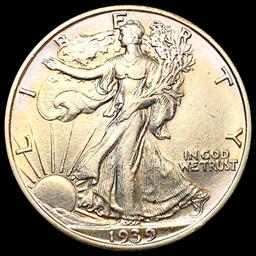 1939-S Walking Liberty Half Dollar CHOICE AU