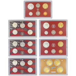 2005-2007 US Silver Proof Mint Sets [35 Coins]