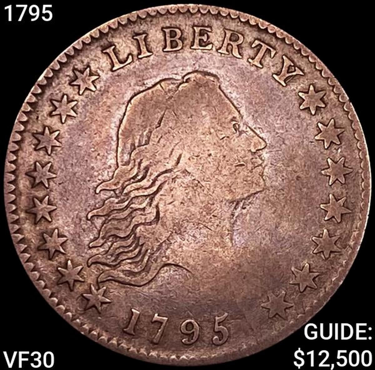 1795 Flowing Hair Half Dollar LIGHTLY CIRCULATED