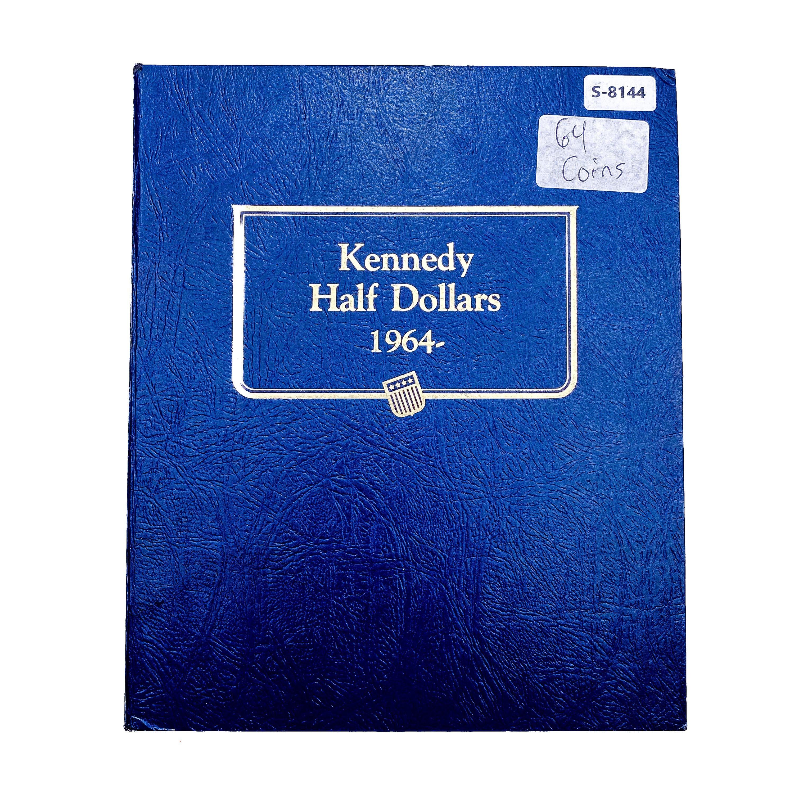 1964-1996 Kennedy Half Dollars Book (64 Coins)