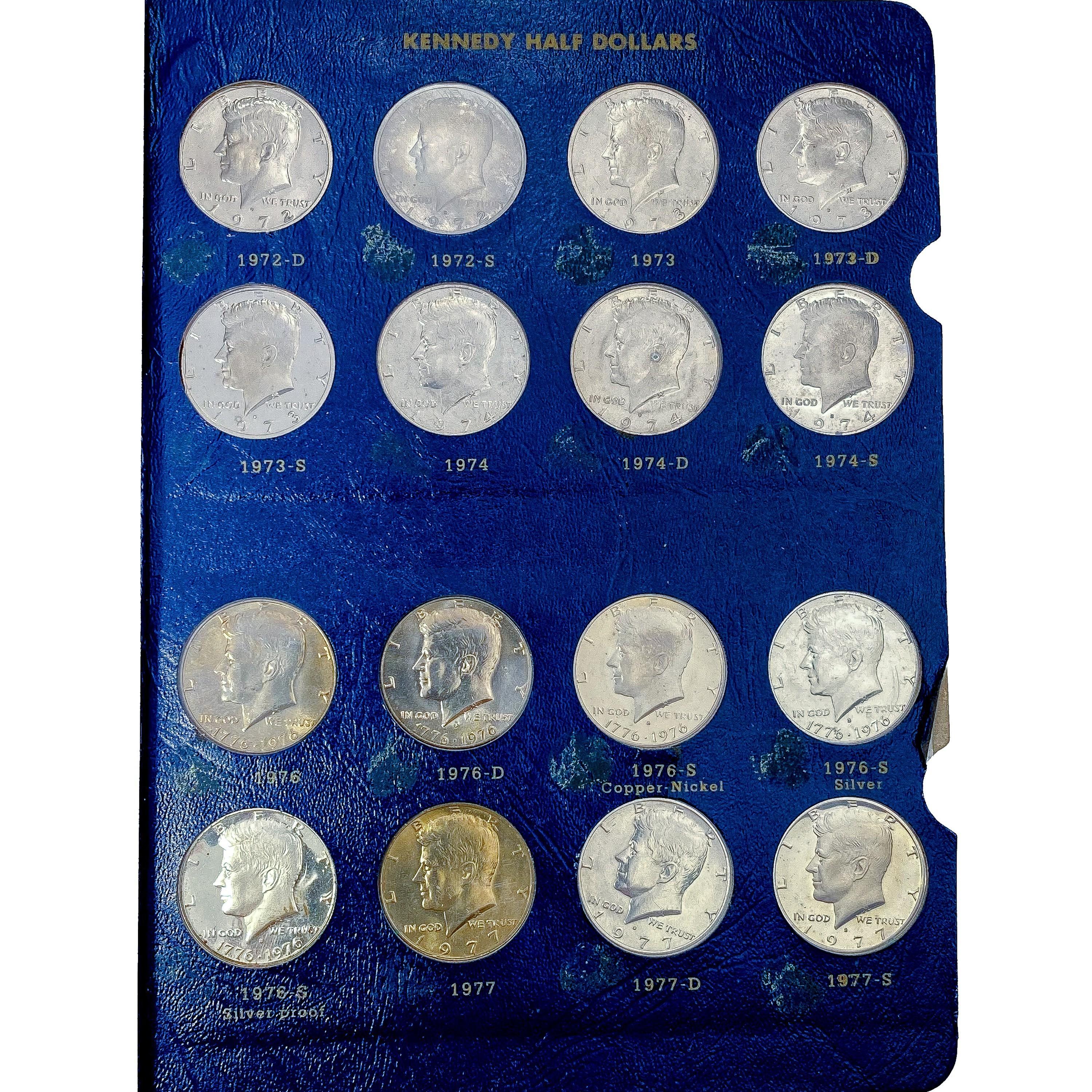 1964-1996 Kennedy Half Dollars Book (64 Coins)