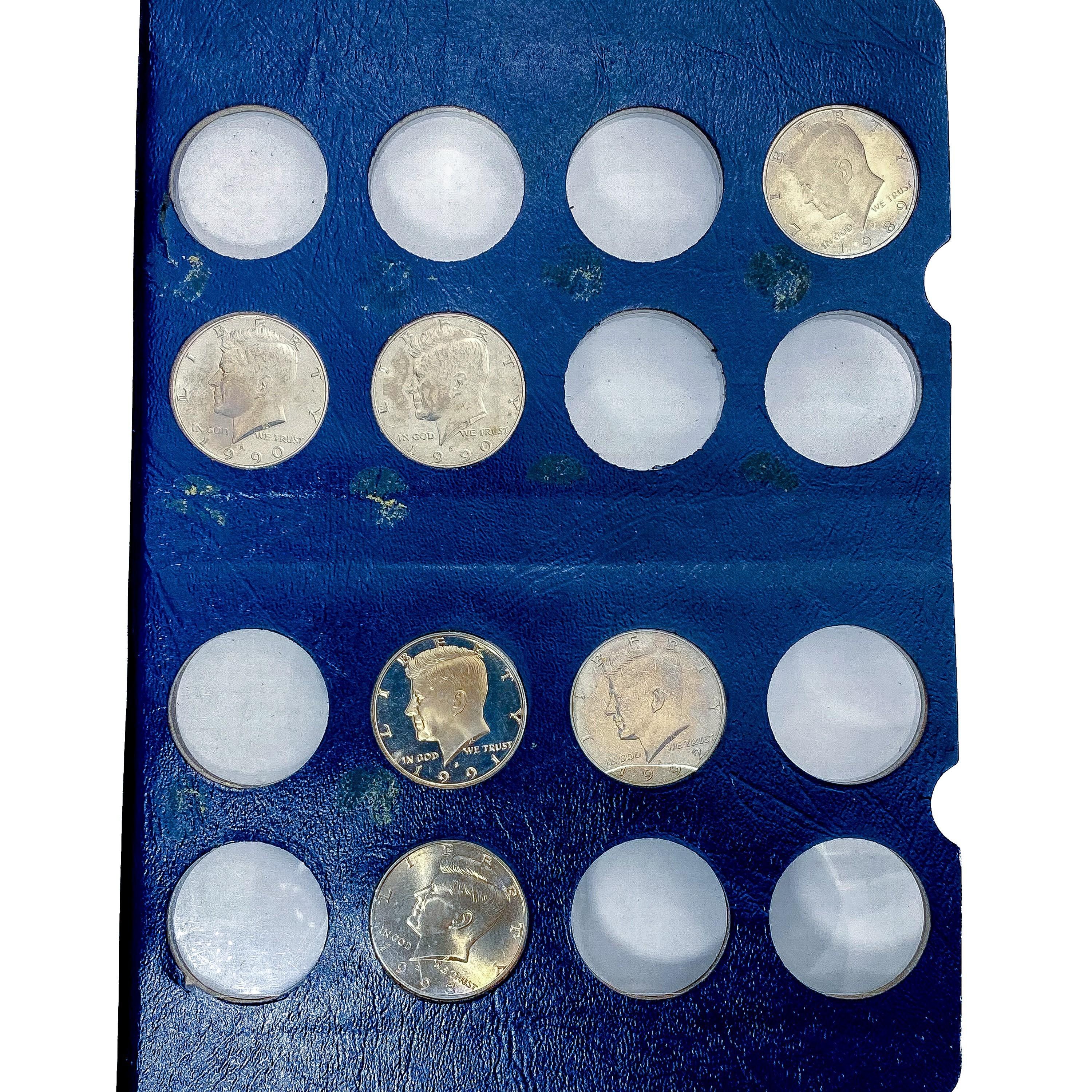 1964-1996 Kennedy Half Dollars Book (64 Coins)