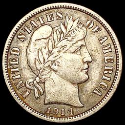 1914-D Barber Dime NEARLY UNCIRCULATED