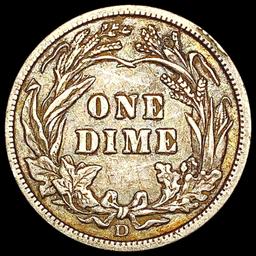 1914-D Barber Dime NEARLY UNCIRCULATED