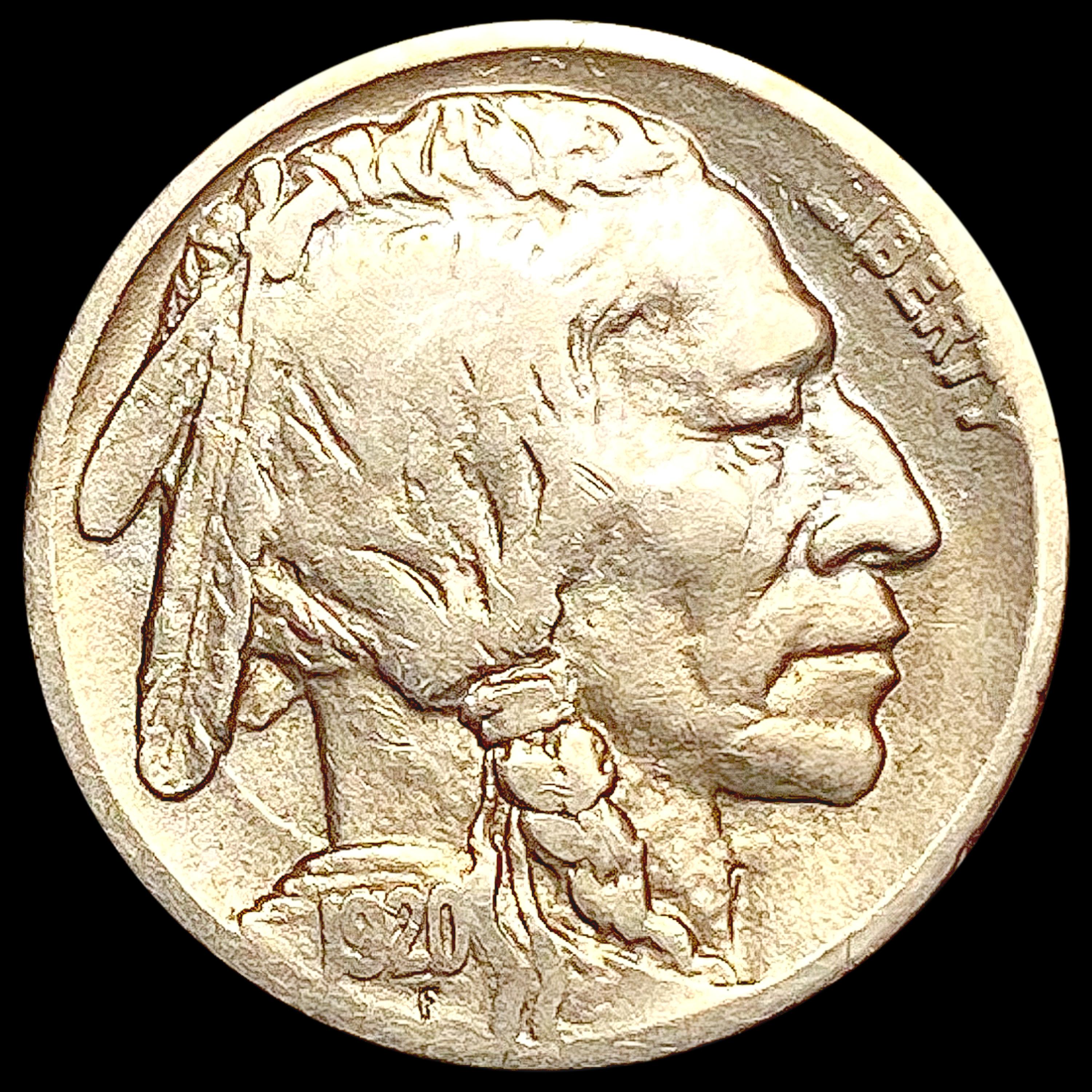 1920-D Buffalo Nickel LIGHTLY CIRCULATED