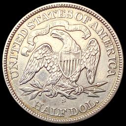 1874-S Seated Liberty Half Dollar CHOICE AU