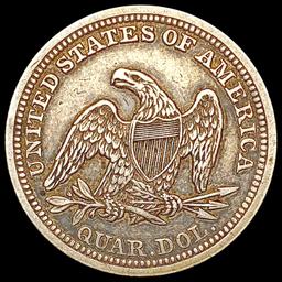 1856 Seated Liberty Quarter CLOSELY UNCIRCULATED