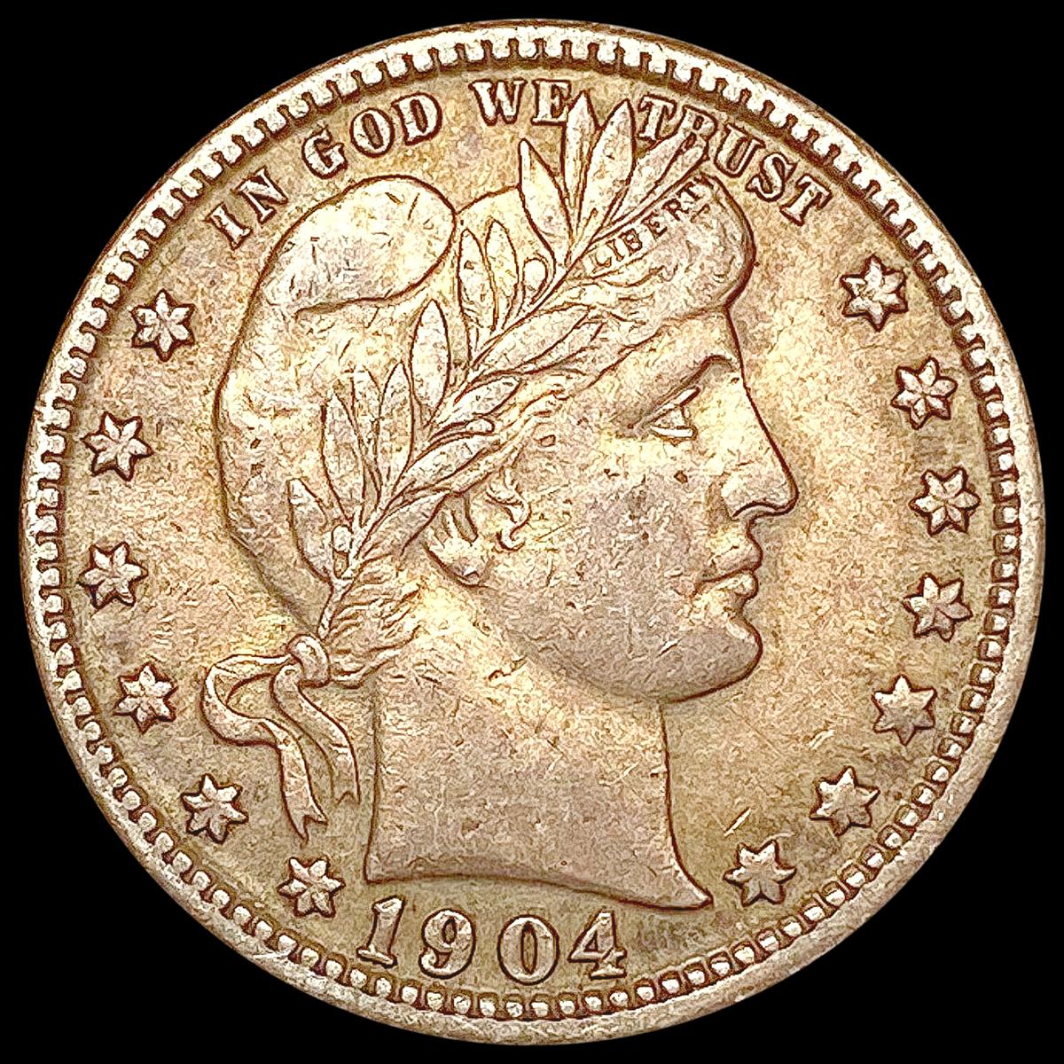 1904 Barber Quarter CLOSELY UNCIRCULATED