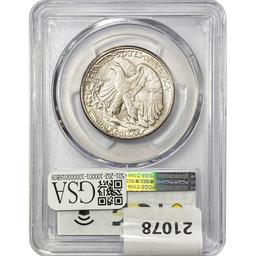 1946-D Walking Liberty Half Dollar PCGS MS66