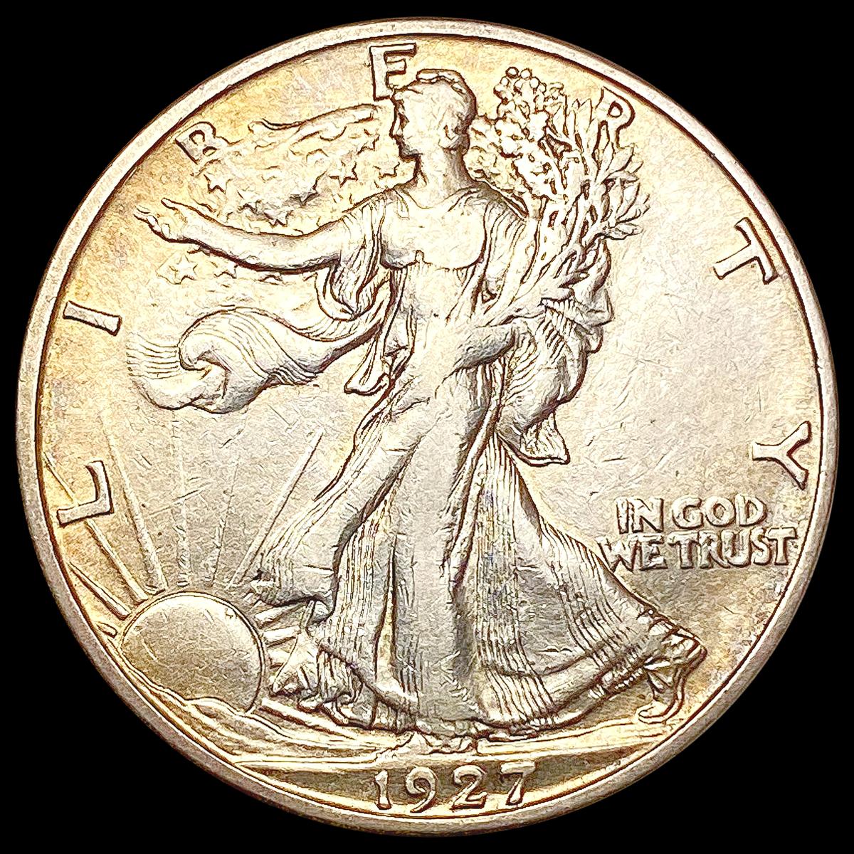 1927-S Walking Liberty Half Dollar NEARLY UNCIRCUL