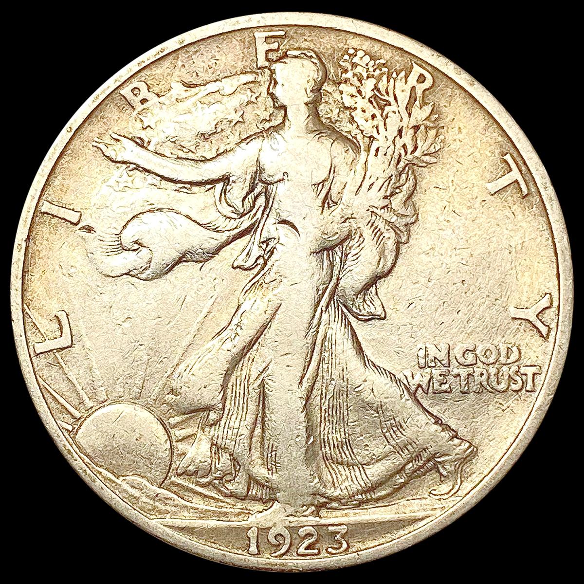 1923-S Walking Liberty Half Dollar LIGHTLY CIRCULA