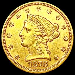 1878 $2.50 Gold Quarter Eagle CLOSELY UNCIRCULATED