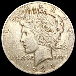 1934-D Silver Peace Dollar LIGHTLY CIRCULATED