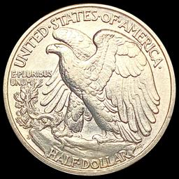 1935-D Walking Liberty Half Dollar CHOICE AU