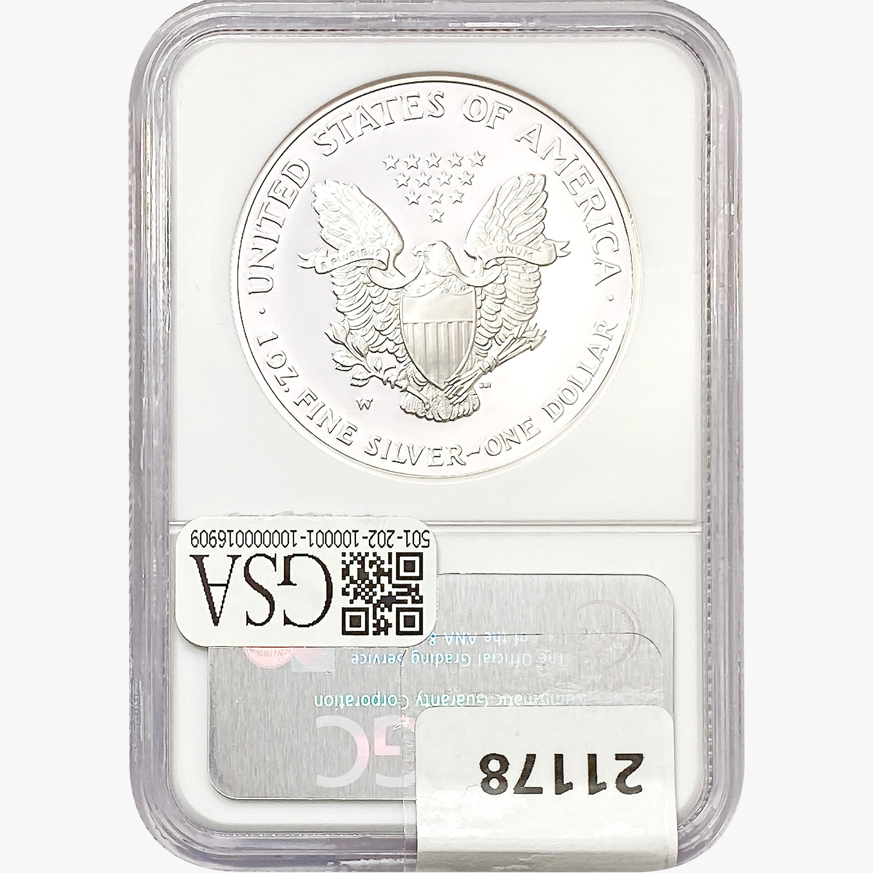 2004-W Silver Eagle NGC PF70 UC