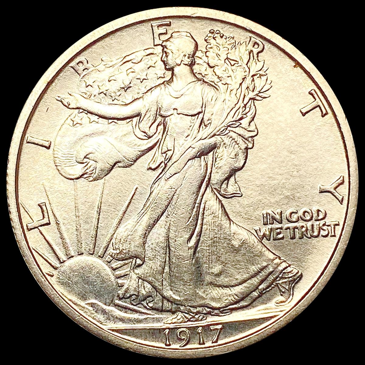 1917 Walking Liberty Half Dollar UNCIRCULATED