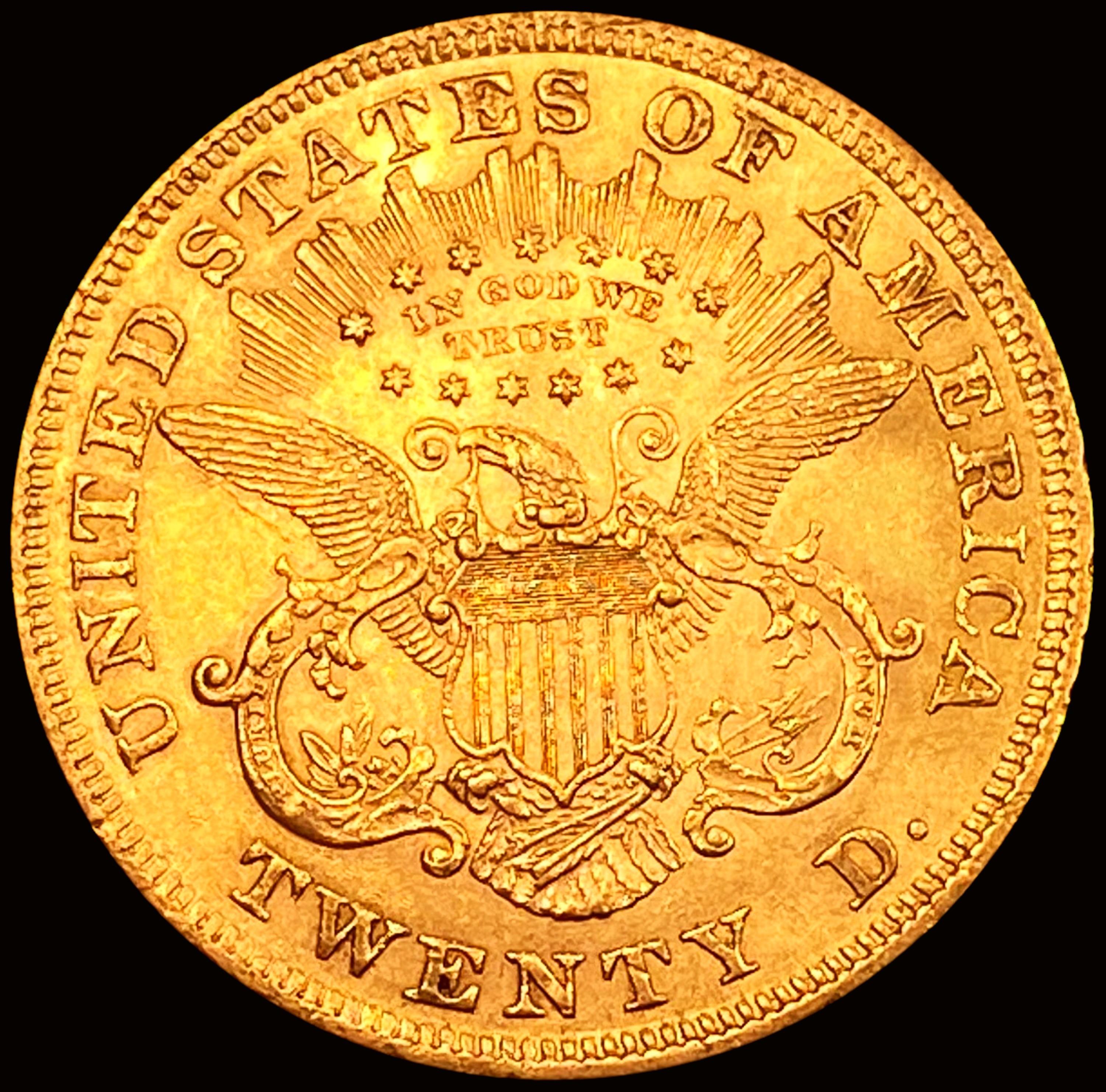 1873 $20 Gold Double Eagle UNCIRCULATED