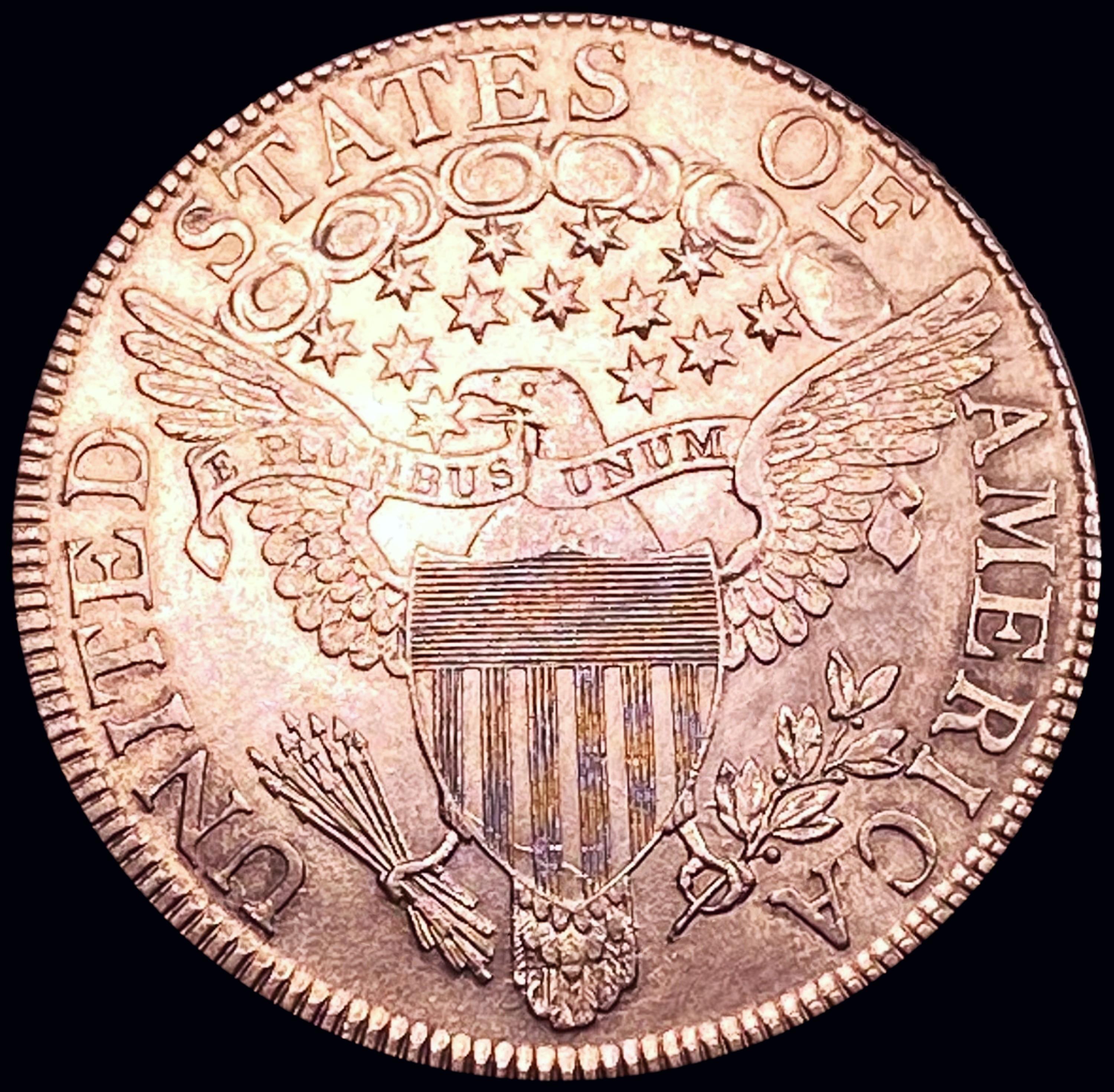 1807 Draped Bust Half Dollar CHOICE AU