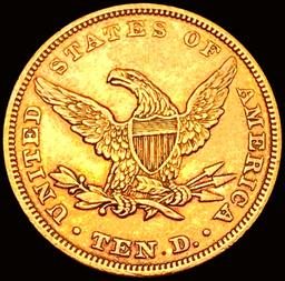 1847 $10 Gold Eagle CHOICE AU