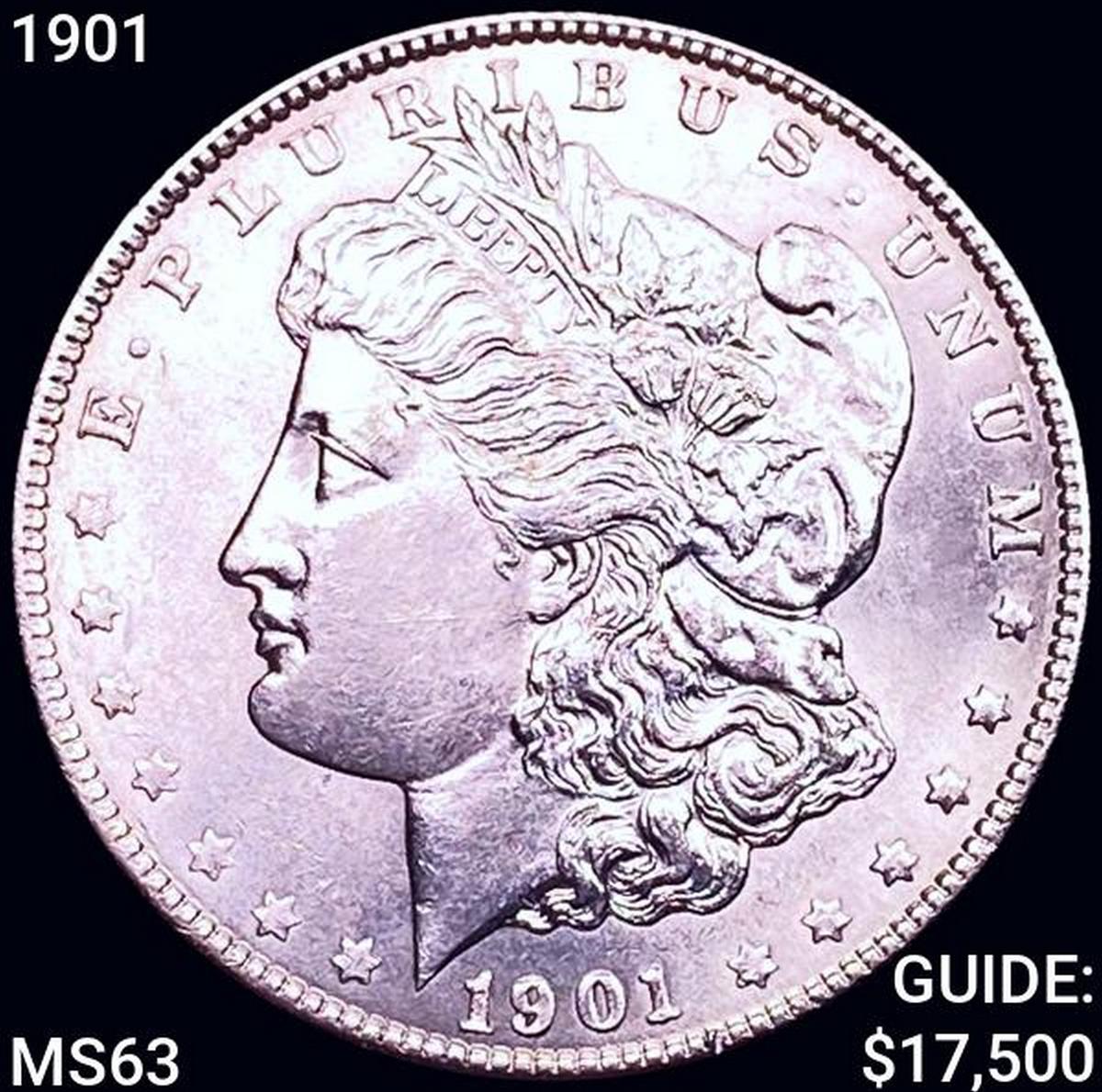 1901 Morgan Silver Dollar CHOICE BU