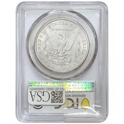 1885-CC Morgan Silver Dollar PCGS Genuine Cleaned