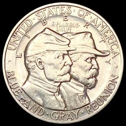 1938 Gettysburg Half Dollar CHOICE AU