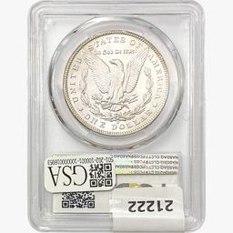 1891-O Morgan Silver Dollar PCGS AU58 VAM-1A Clash