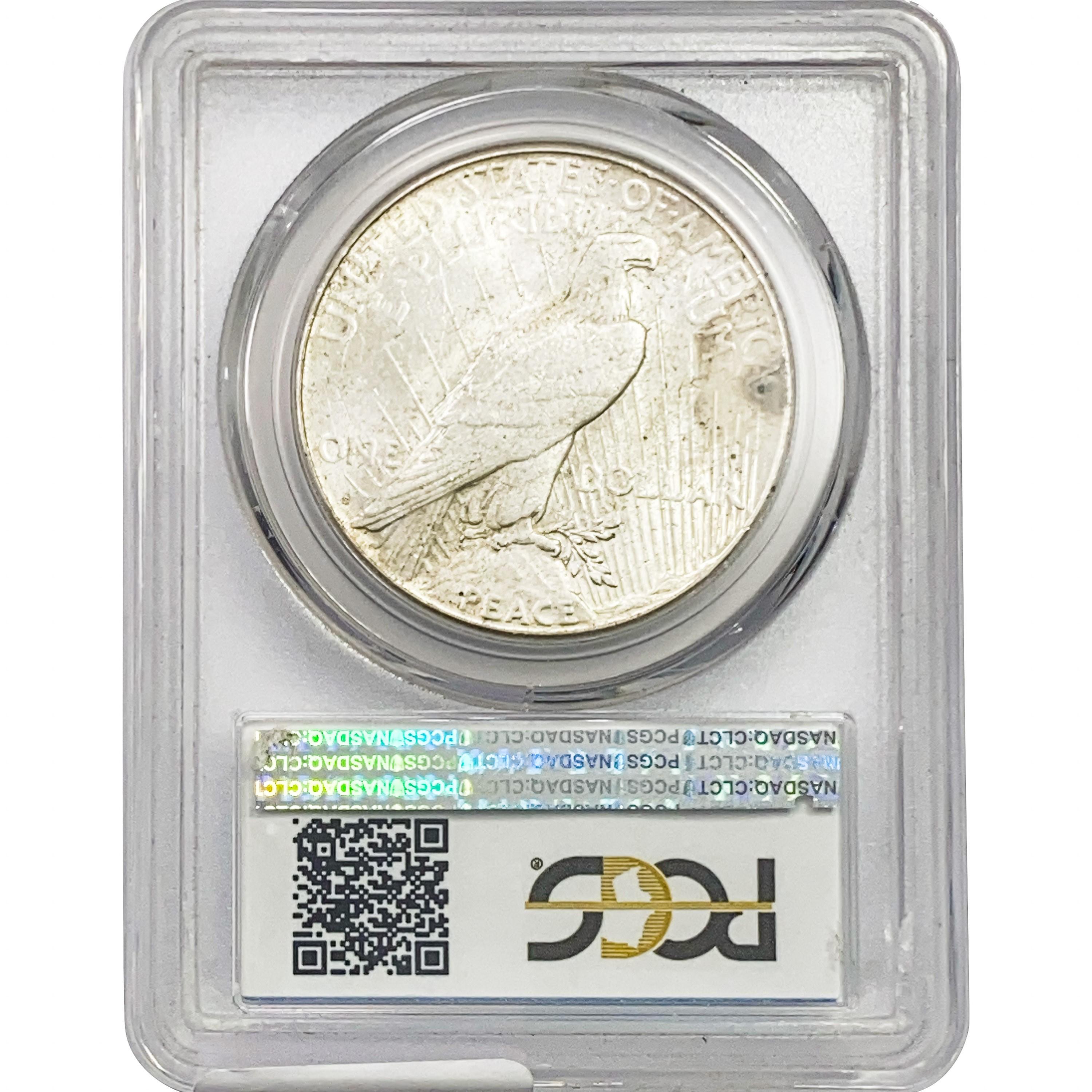 1925-S Silver Peace Dollar PCGS MS62