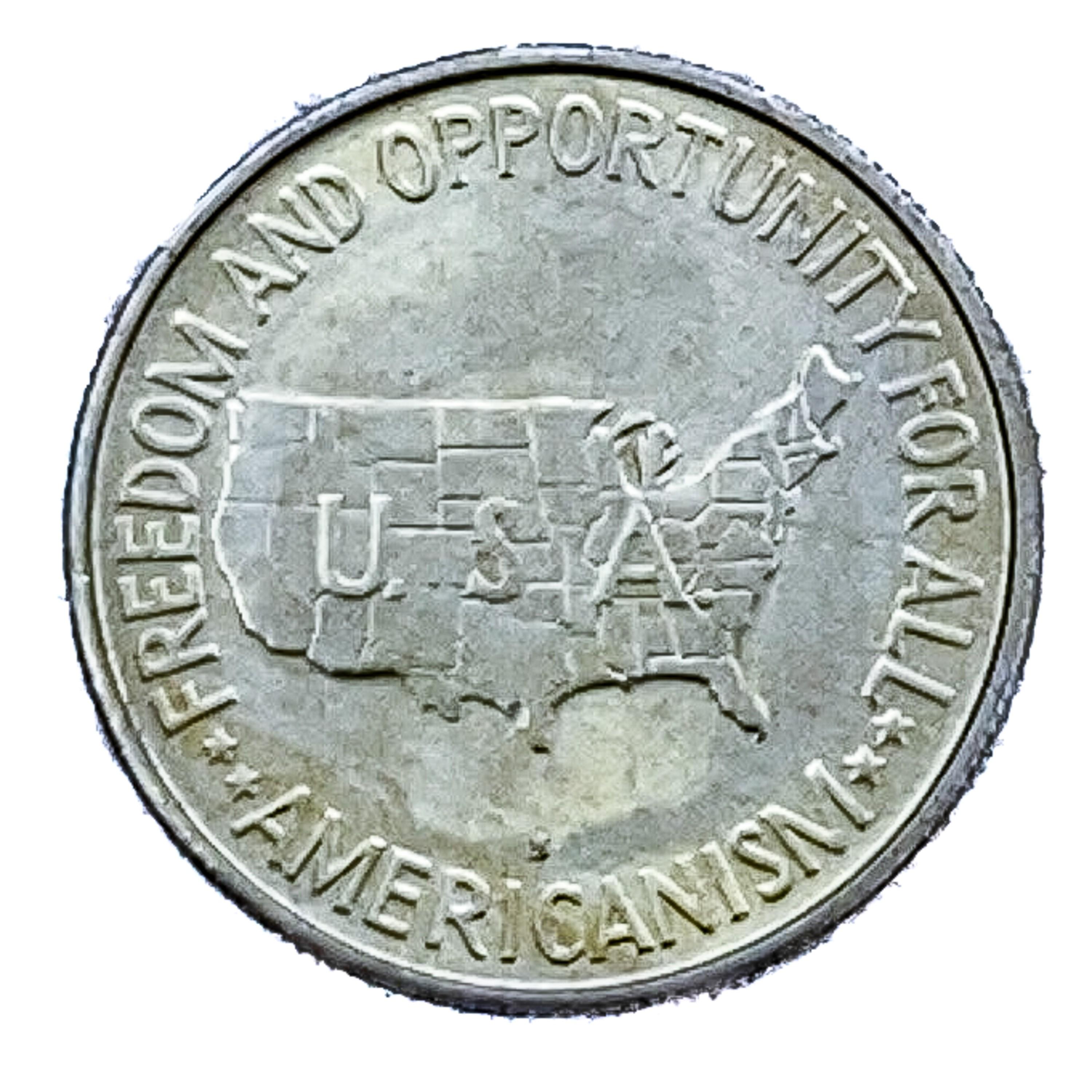 1954-S UNC Wash-Carver Half Dollars [6 Coins]