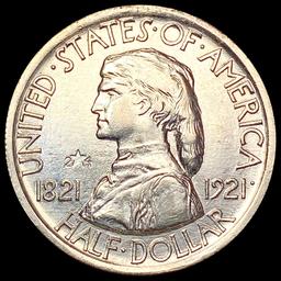 1921 2X4 Missouri Half Dollar UNCIRCULATED