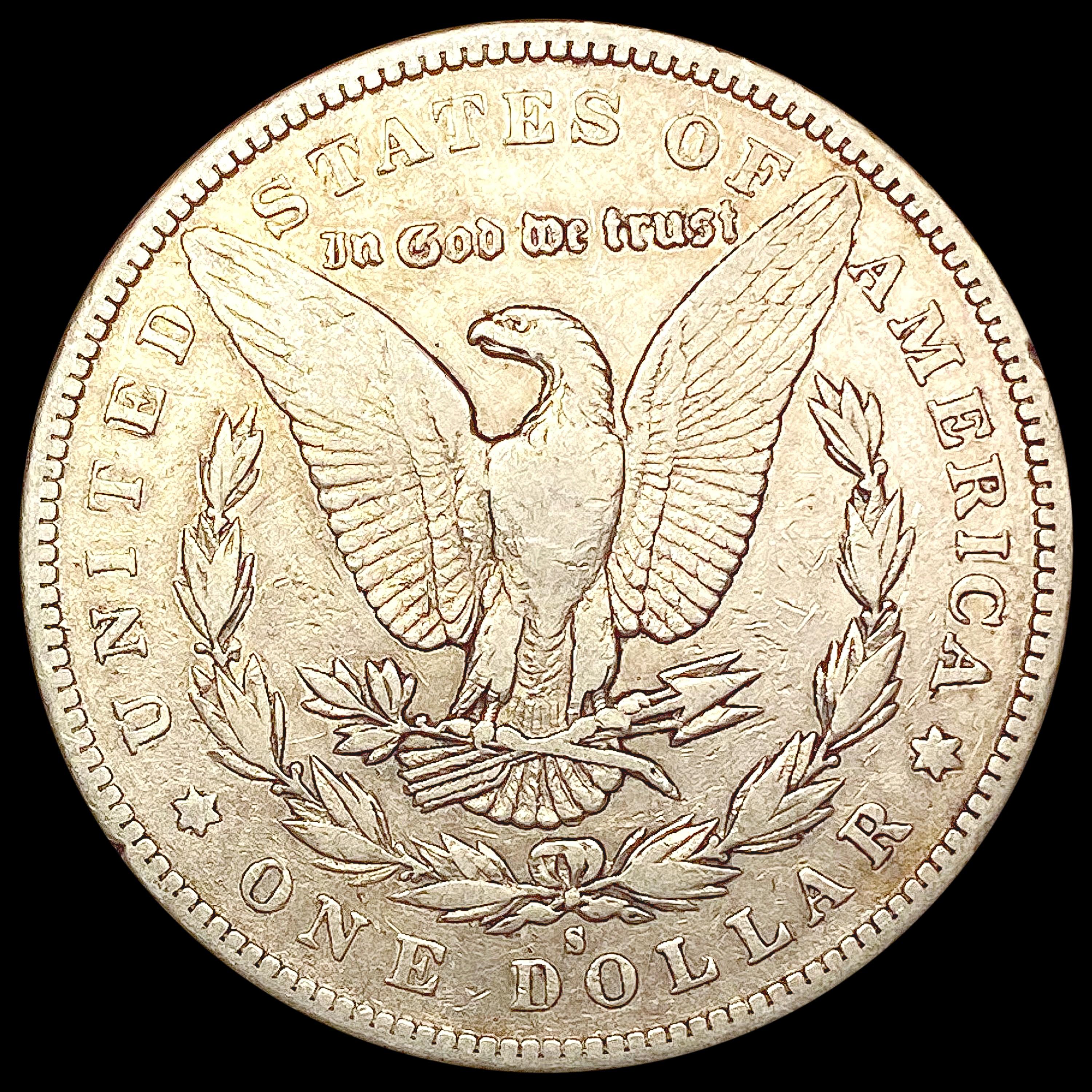 1896-S Morgan Silver Dollar LIGHTLY CIRCULATED