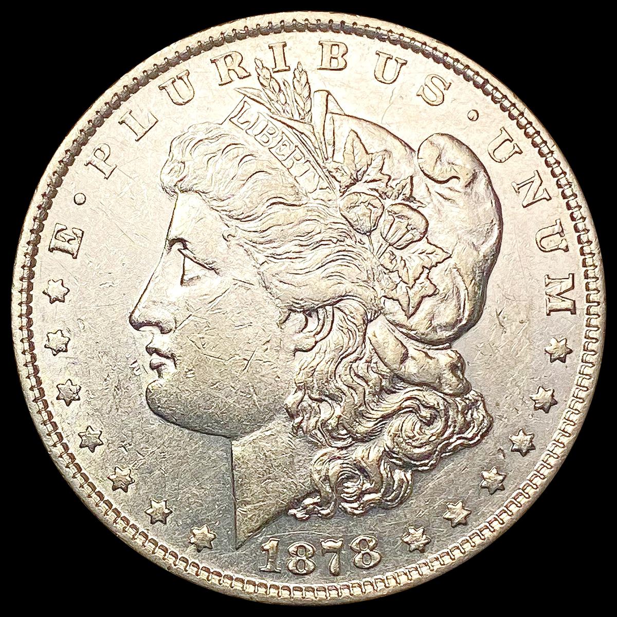 1878 7/8TF Morgan Silver Dollar CLOSELY UNCIRCULAT