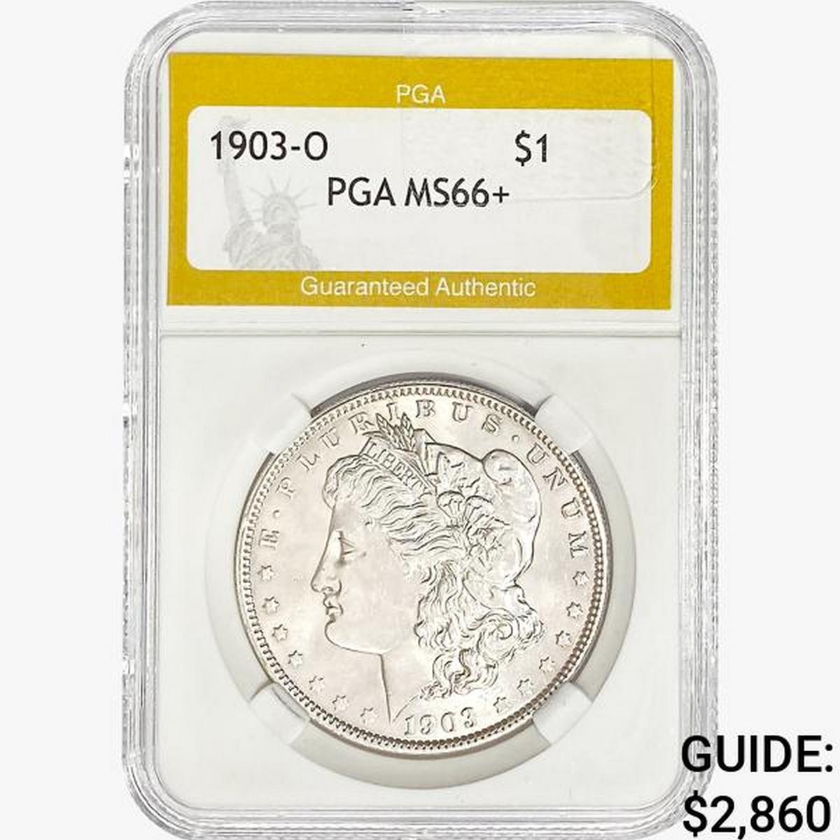 1903-O Morgan Silver Dollar PGA MS66+