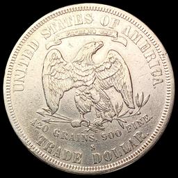 1878-S Silver Trade Dollar CLOSELY UNCIRCULATED