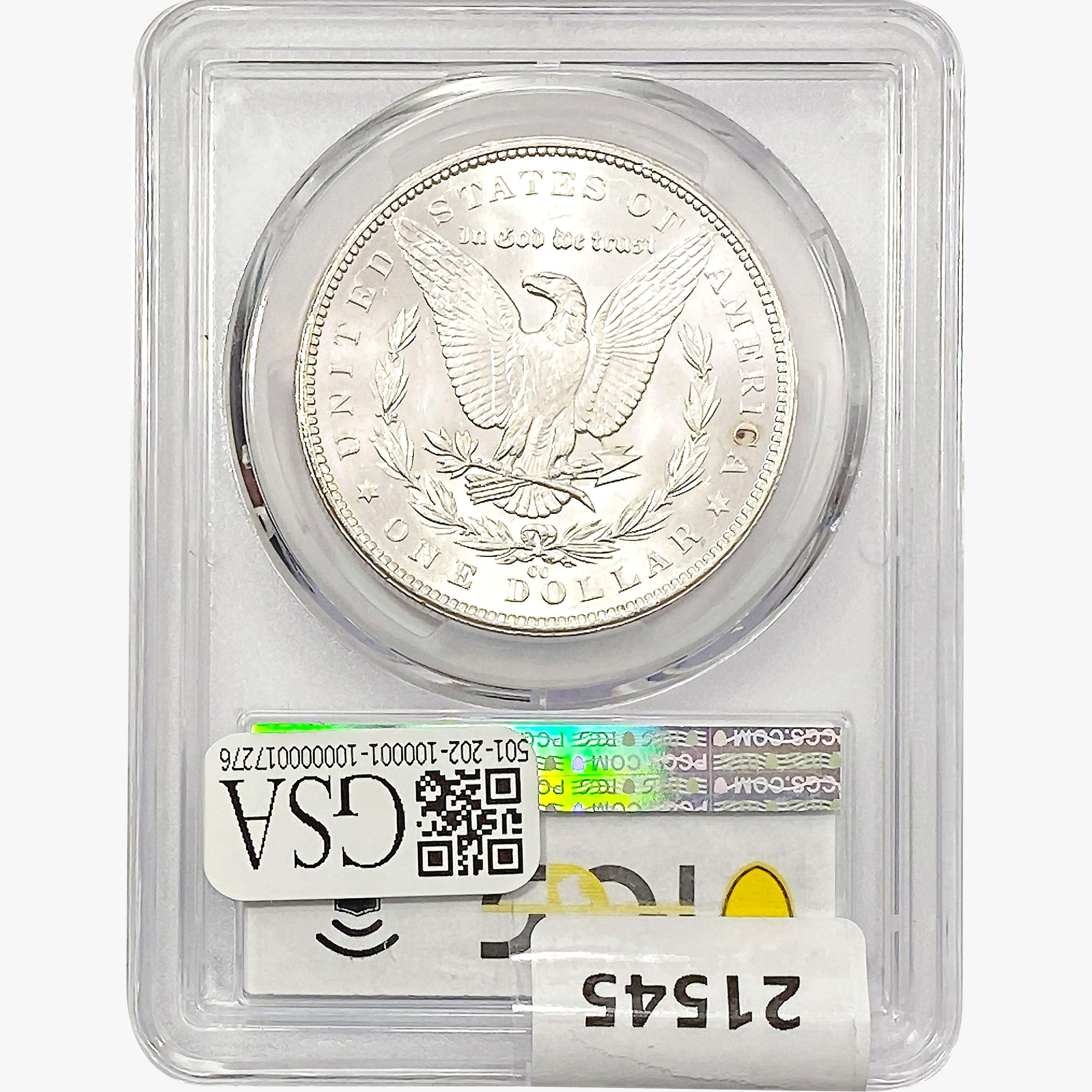 1883-CC Morgan Silver Dollar PCGS MS65