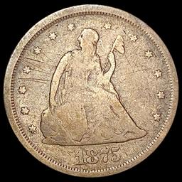 1875-S Twenty Cent Piece NICELY CIRCULATED