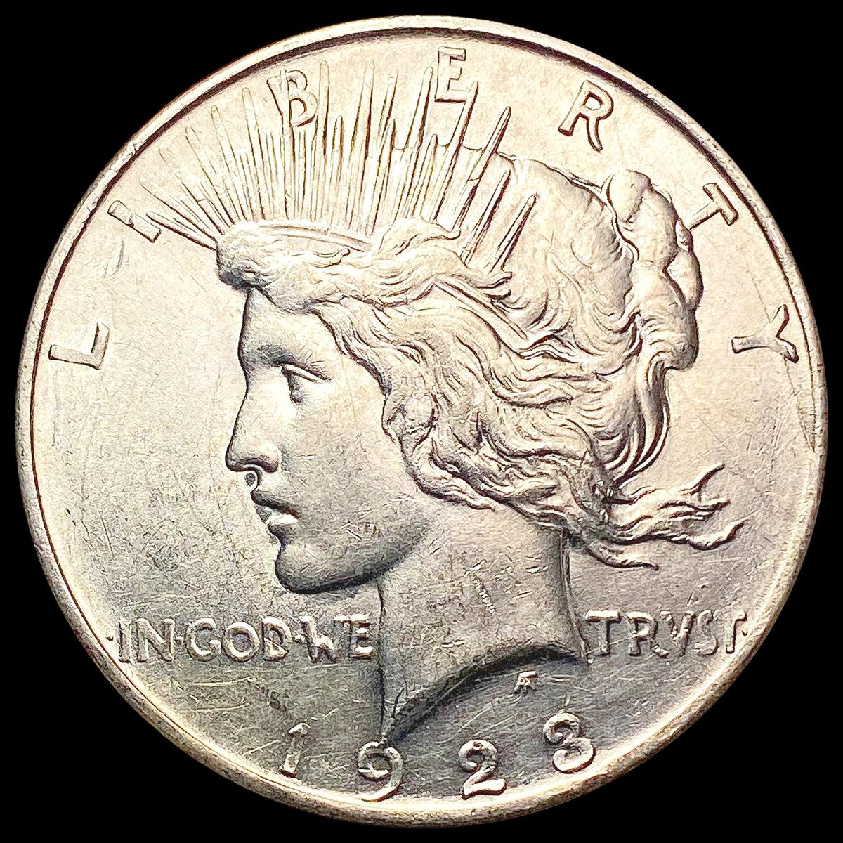 1923-D Silver Peace Dollar CLOSELY UNCIRCULATED