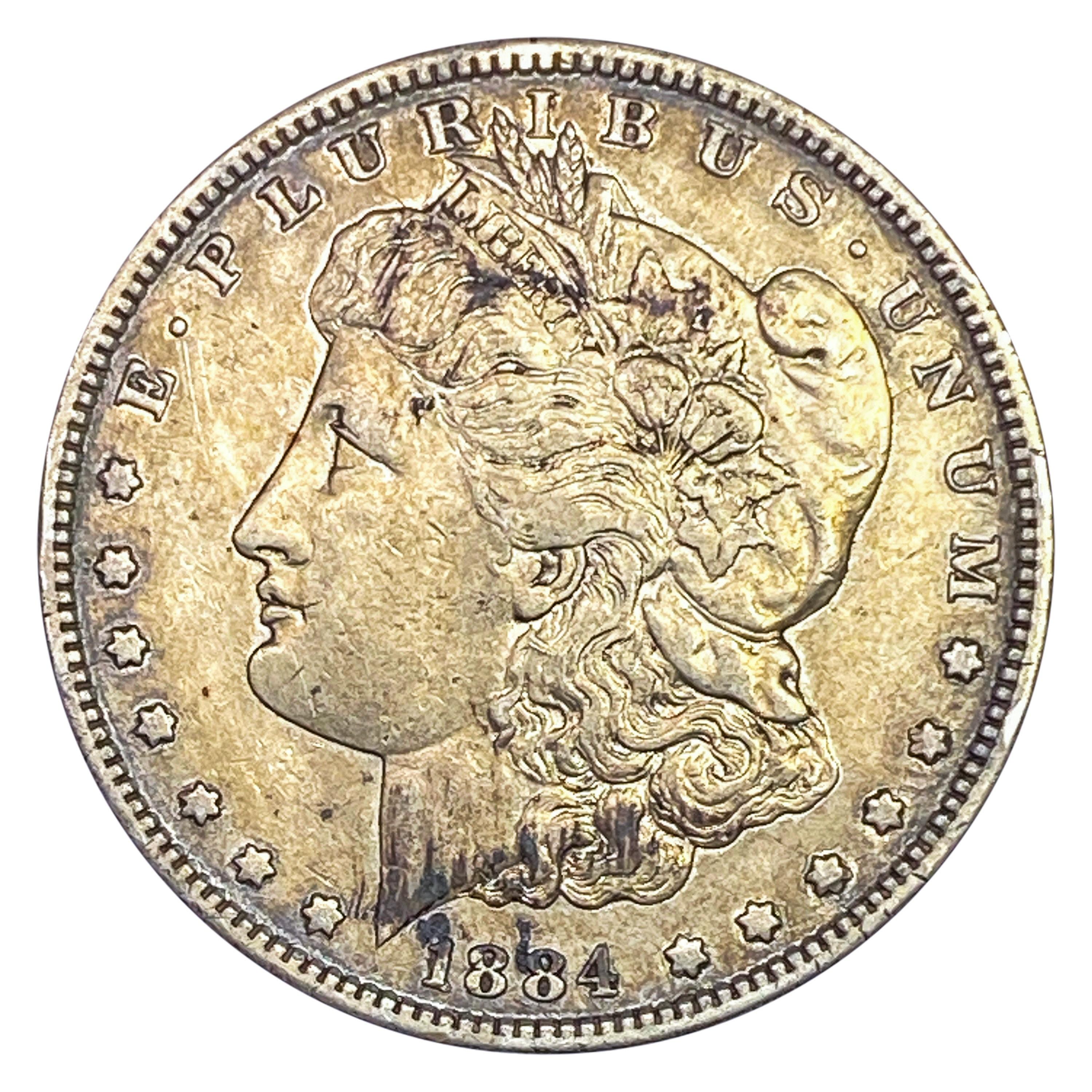 1884-S Morgan Silver Dollar