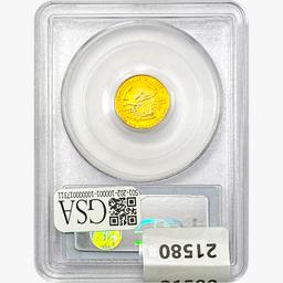 1986 $5 1/10oz. Gold Eagle PCGS MS69