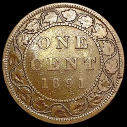1891 Canada One Cent CLOSELY UNCIRCULATED