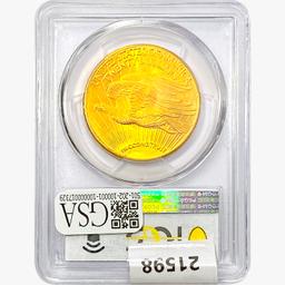 1927 $20 Gold Double Eagle PCGS MS65