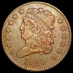 1828 Classic Head Half Cent CLOSELY UNCIRCULATED