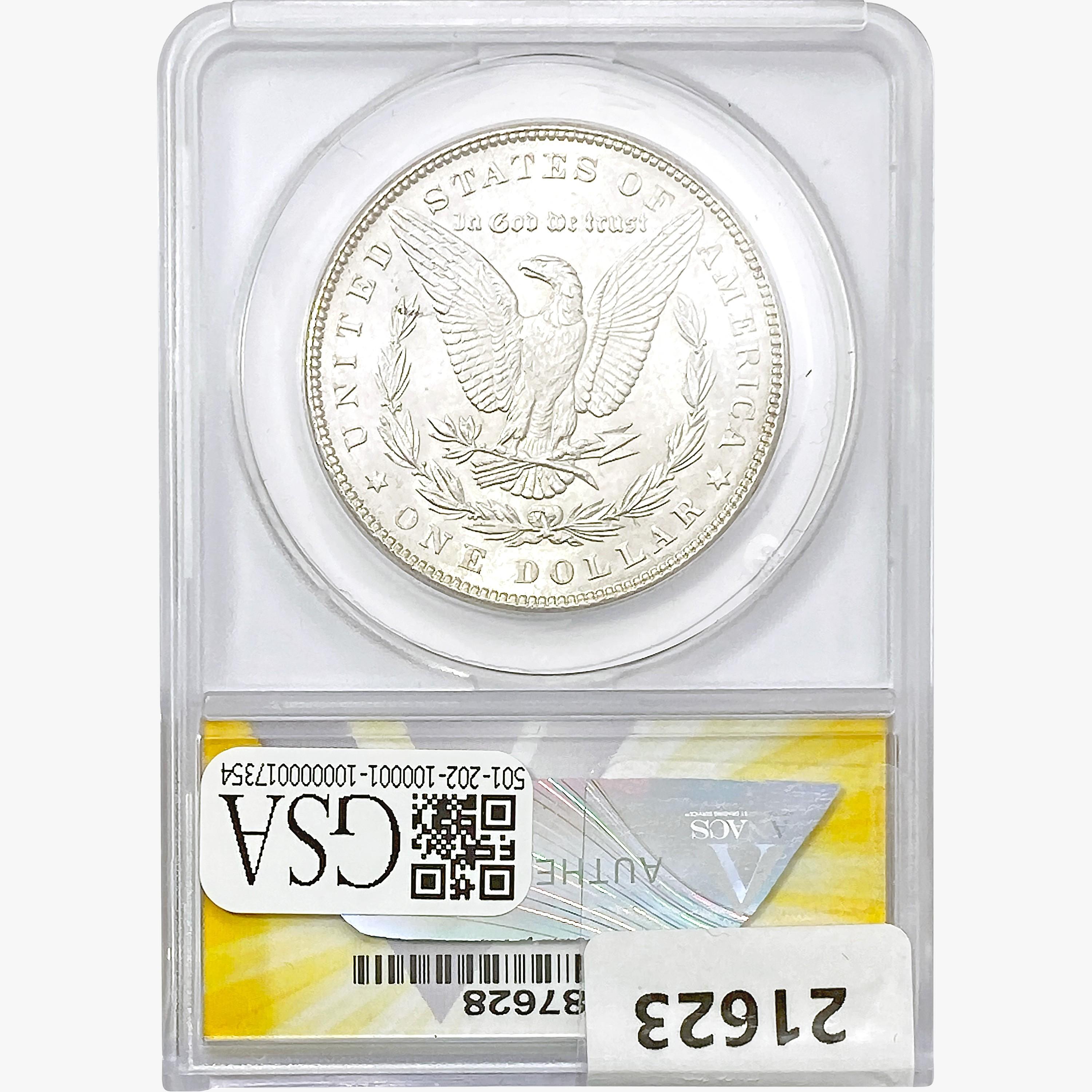1888 Morgan Silver Dollar ANACS MS64
